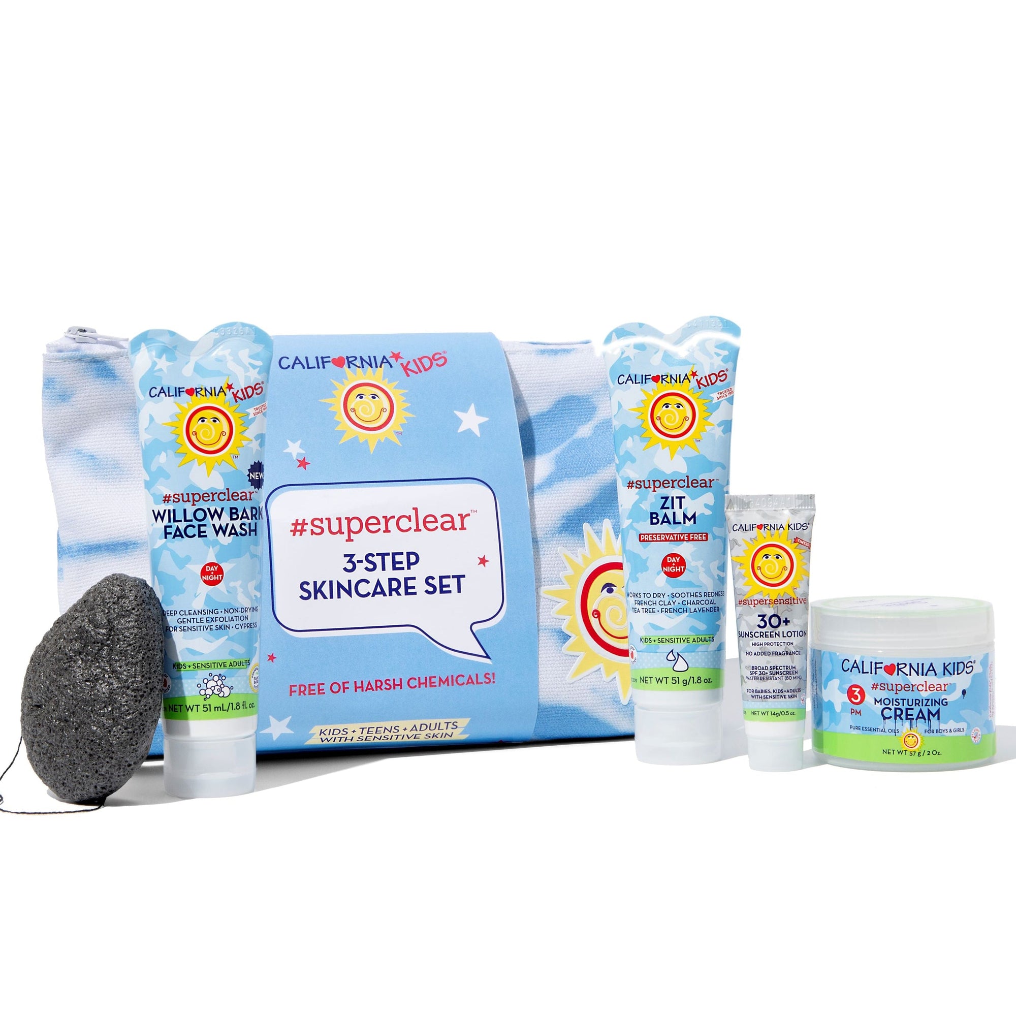 California Kids® #superclear™ 3-Step Skincare Kit – A Thoughtful Self Care Ritual – Beauty Cafe